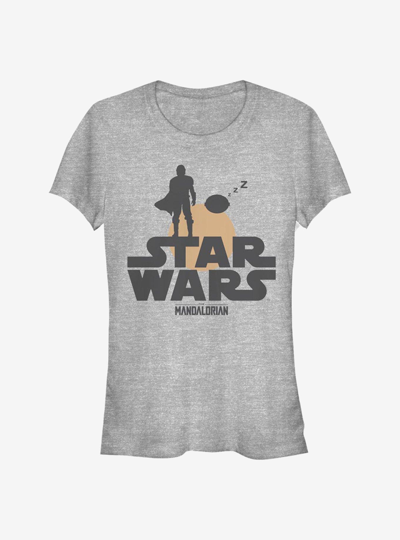 Star Wars The Mandalorian Sunset Duo Girls T-Shirt, ATH HTR, hi-res