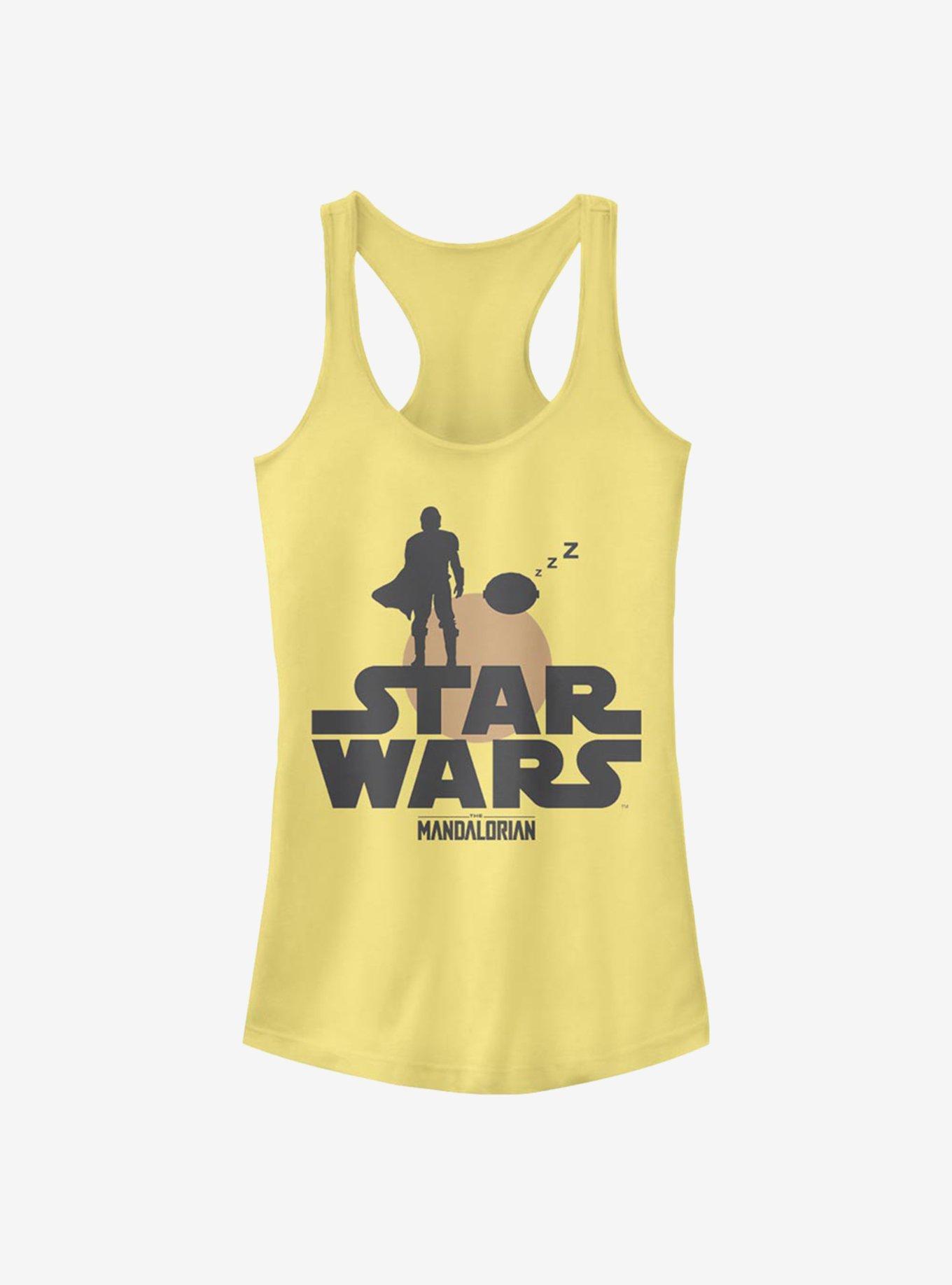 Star Wars The Mandalorian Sunset Duo Girls Tank Top, BANANA, hi-res