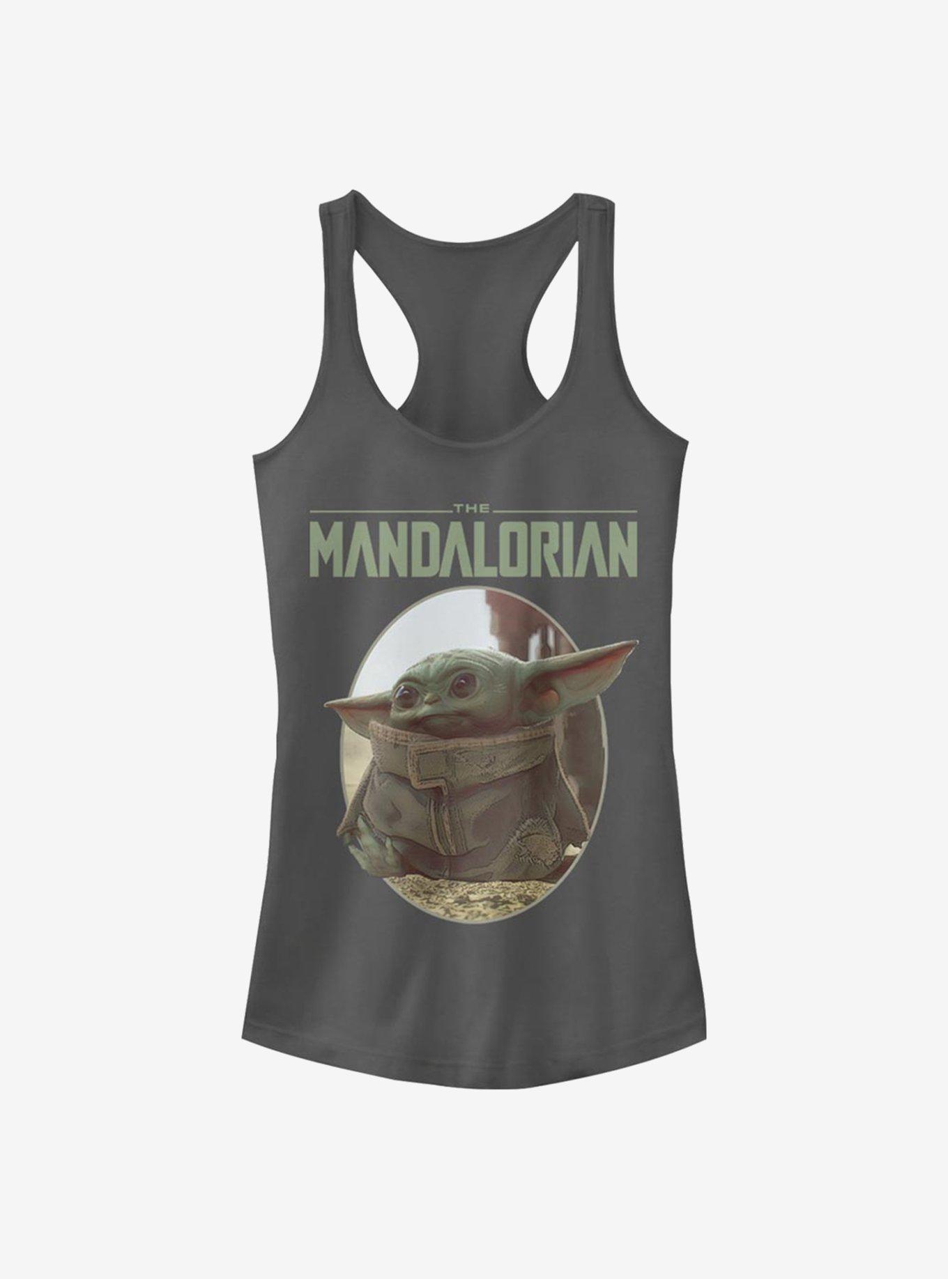 Star Wars The Mandalorian The Child The Look Girls Tank, CHARCOAL, hi-res