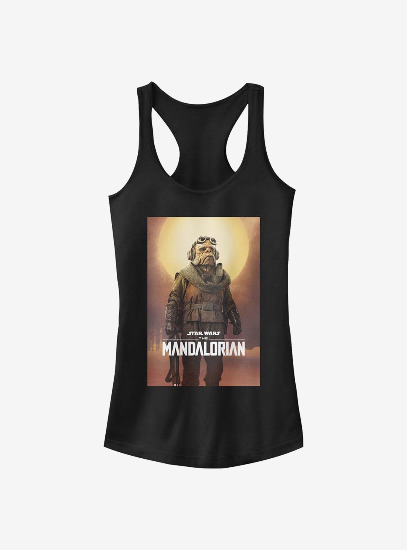 Star Wars The Mandalorian Alien Poster Girls Tank, BLACK, hi-res