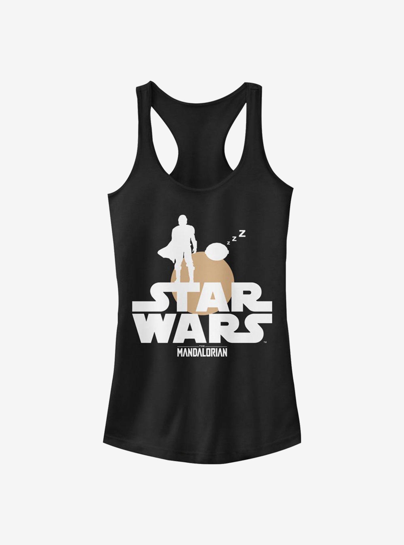 Star Wars The Mandalorian Sunset Duo Girls Tank Black Hot Topic 2230