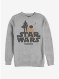 Star Wars The Mandalorian Sunset Duo Sweatshirt, ATH HTR, hi-res