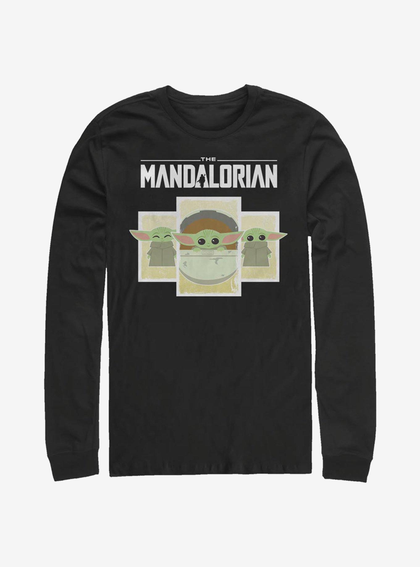 Star Wars The Mandalorian The Child Boxes Long-Sleeve T-Shirt, BLACK, hi-res