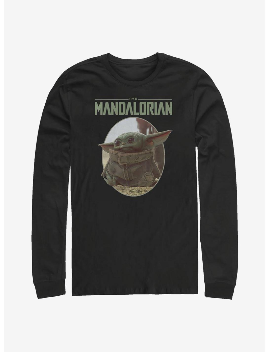 Star Wars The Mandalorian The Child The Look Long-Sleeve T-Shirt, BLACK, hi-res