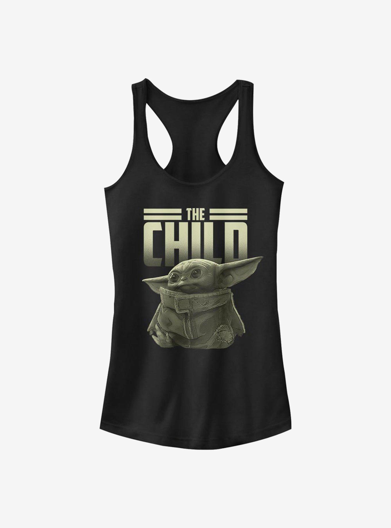 Star Wars The Mandalorian The Child Title Girls Tank, BLACK, hi-res