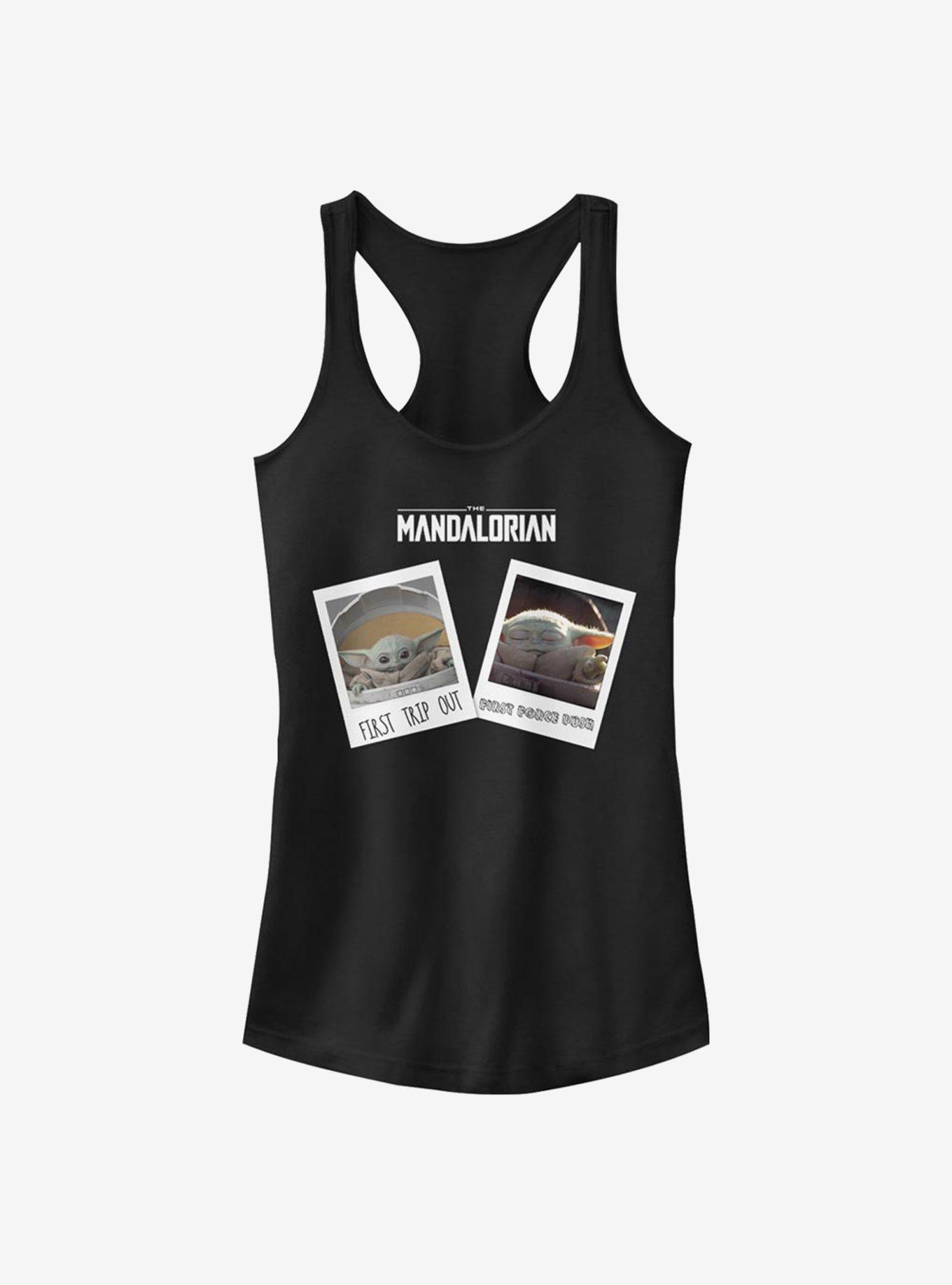 Star Wars The Mandalorian Travel Polaroids Girls Tank, BLACK, hi-res