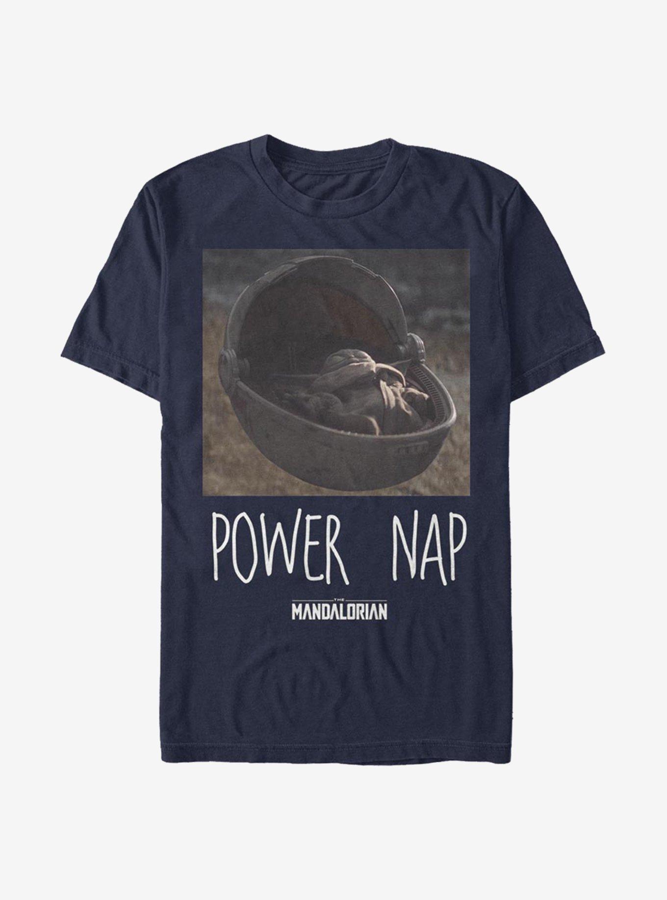 The Mandalorian Power Nap T-Shirt, NAVY, hi-res view 1
