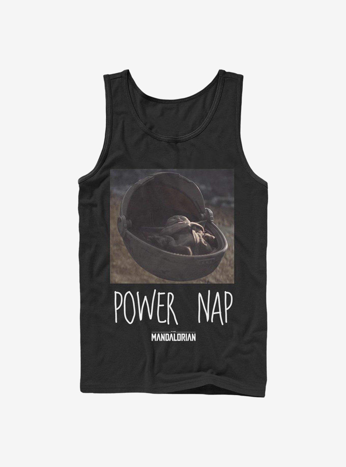 Star Wars The Mandalorian The Child Power Nap Tank, BLACK, hi-res