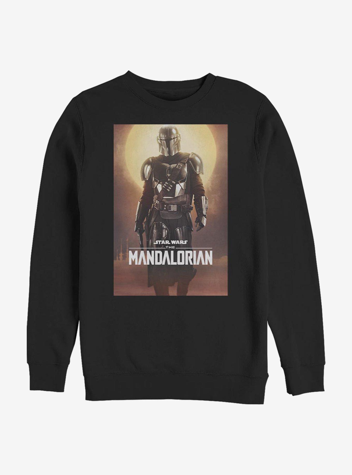 Star Wars The Mandalorian Main Poster Crew Sweatshirt, , hi-res