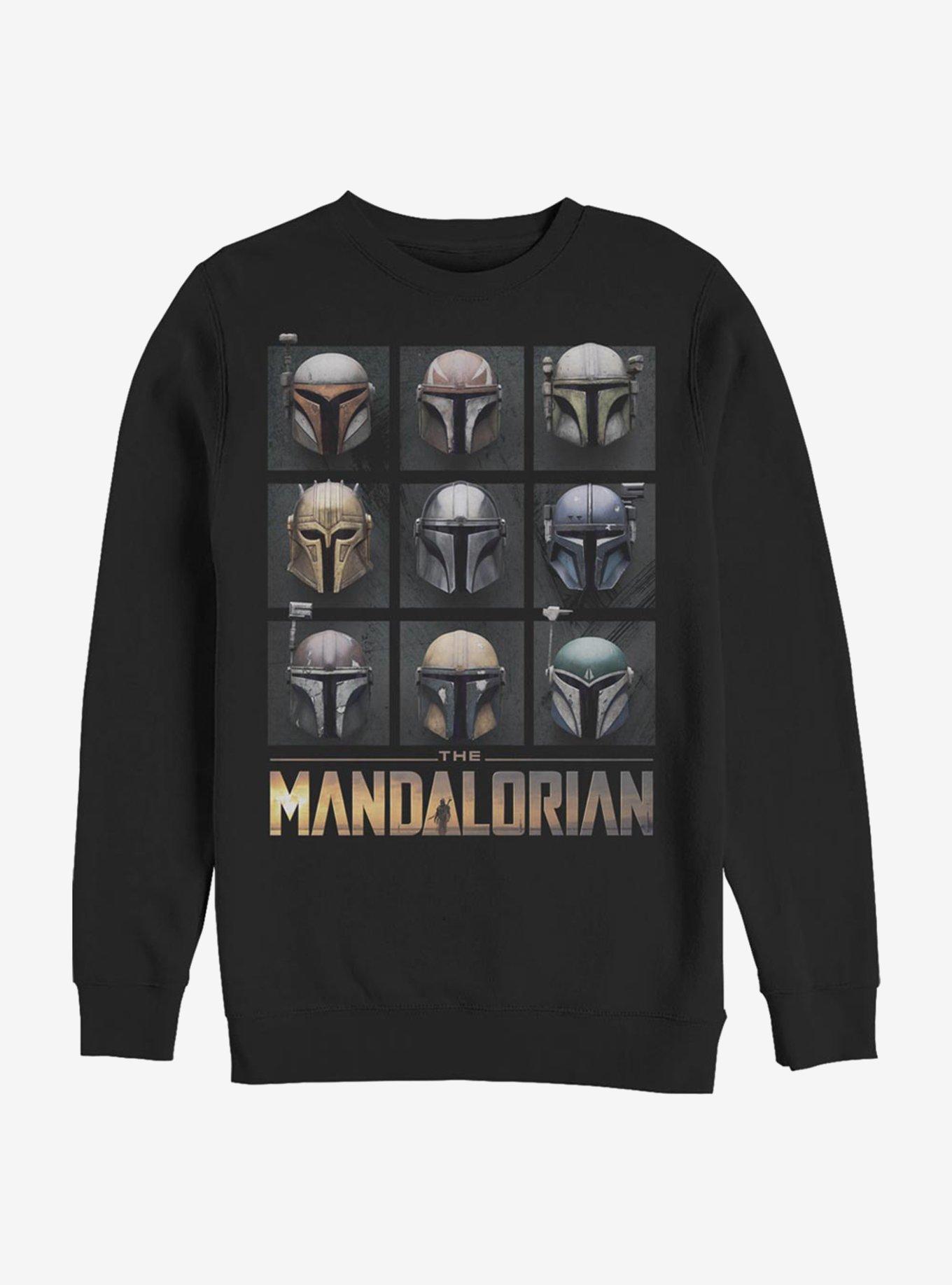 Star Wars The Mandalorian Mando Helmet Boxup Crew Sweatshirt, , hi-res