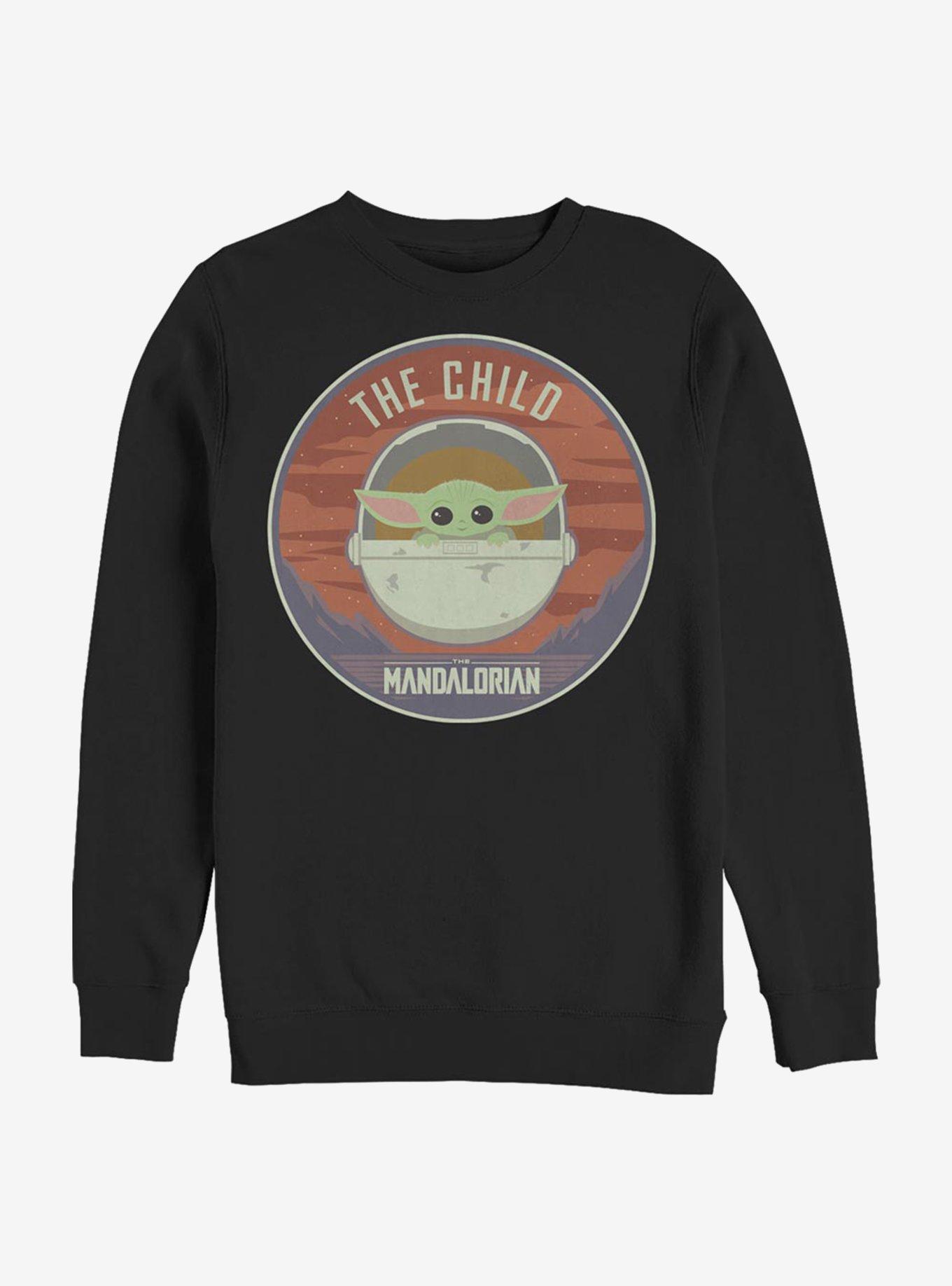 Star Wars The Mandalorian The Child Bassinet Badge Sweatshirt, , hi-res