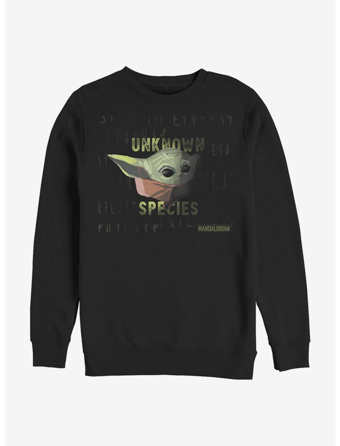 Star Wars The Mandalorian Unknown Species The Child Sweatshirt, BLACK, hi-res