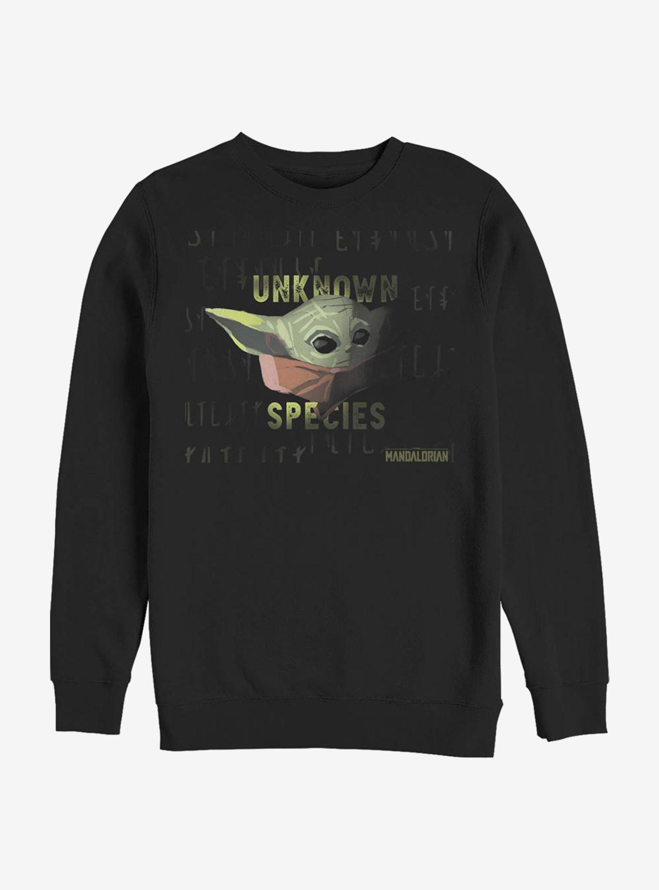 Star Wars The Mandalorian Unknown Species The Child Sweatshirt, BLACK, hi-res