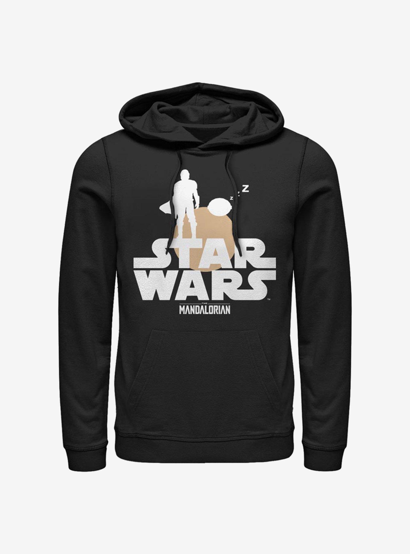 Star Wars The Mandalorian Sunset Duo Hoodie, BLACK, hi-res