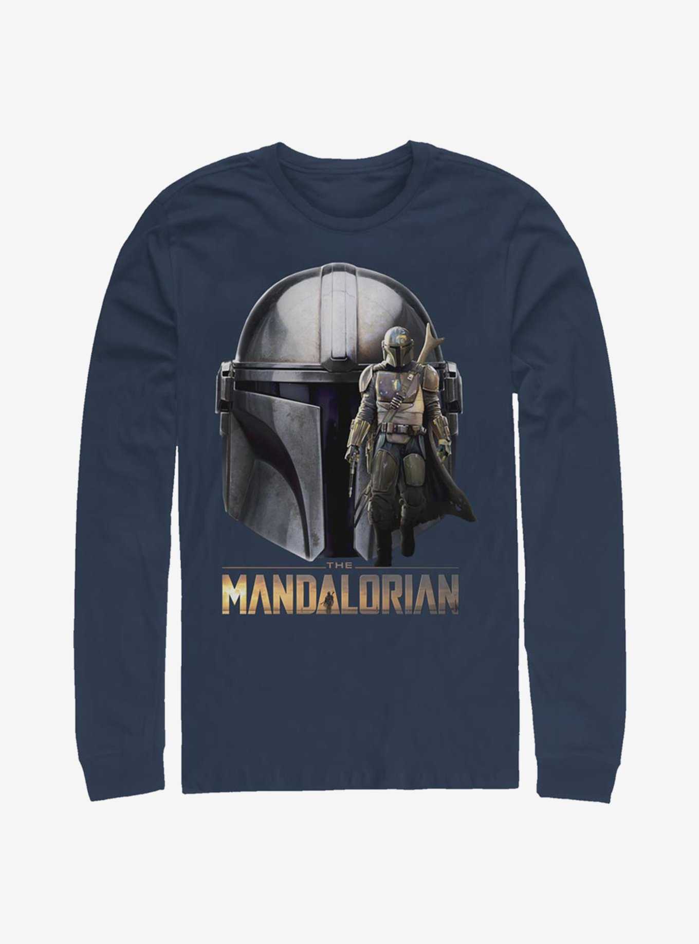 Star Wars The Mandalorian Mando Helmet Long-Sleeve T-Shirt, , hi-res