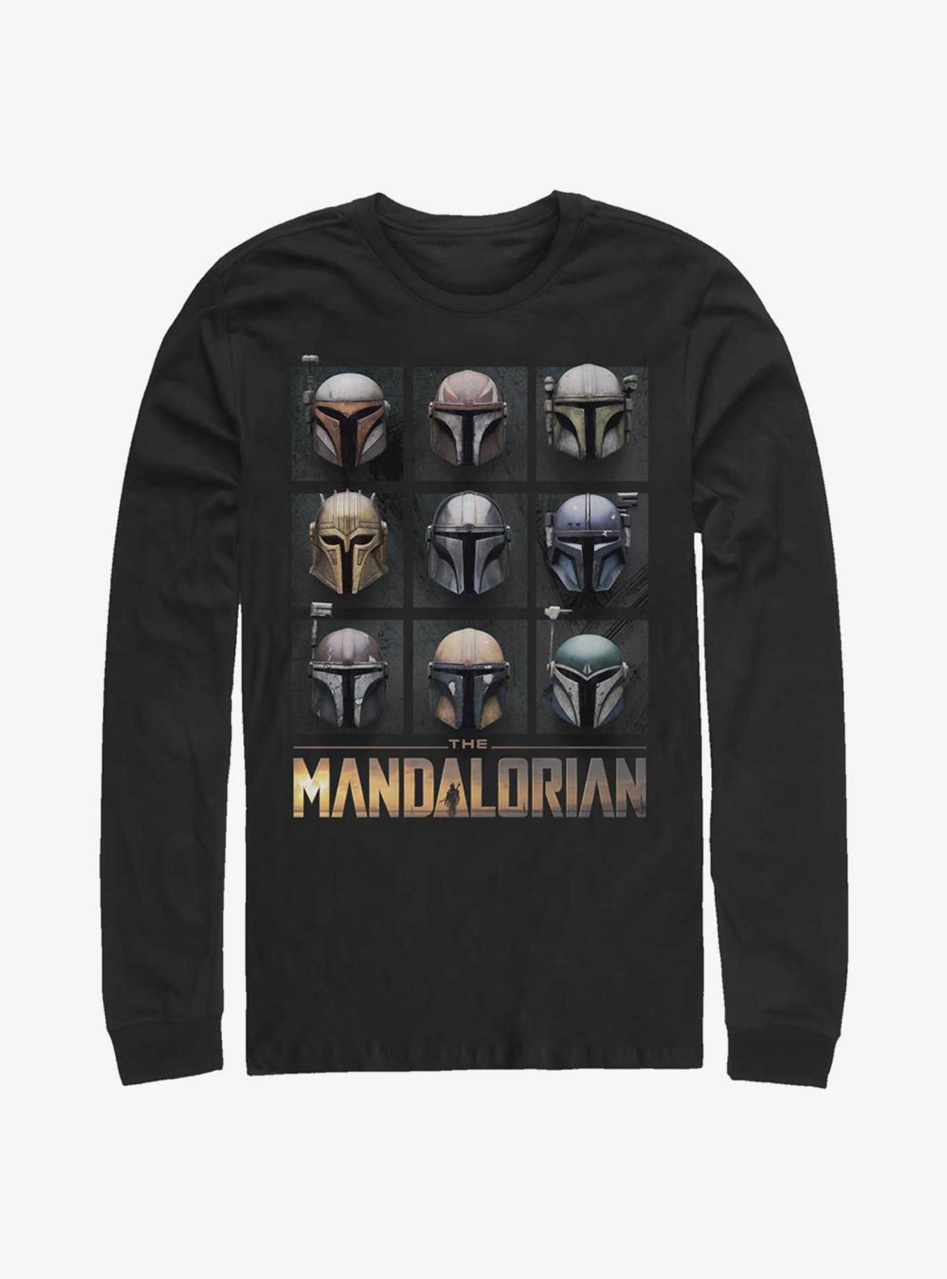 Star Wars The Mandalorian Mando Helmet Boxup Long-Sleeve T-Shirt, , hi-res