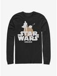 Star Wars The Mandalorian Sunset Duo Long-Sleeve T-Shirt, BLACK, hi-res