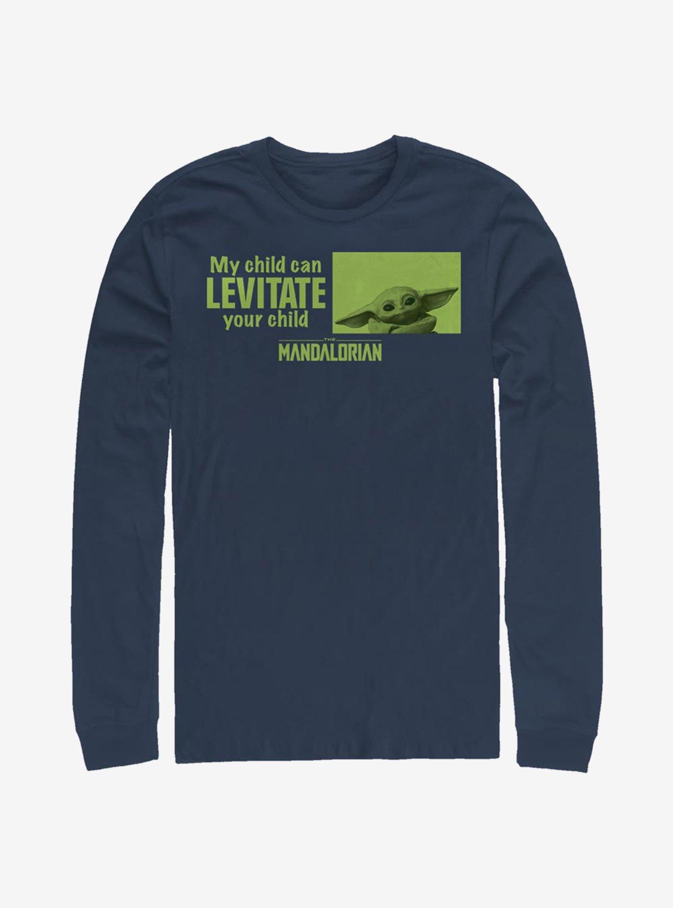 Star Wars The Mandalorian The Child Can Levitate Long-Sleeve T-Shirt, , hi-res