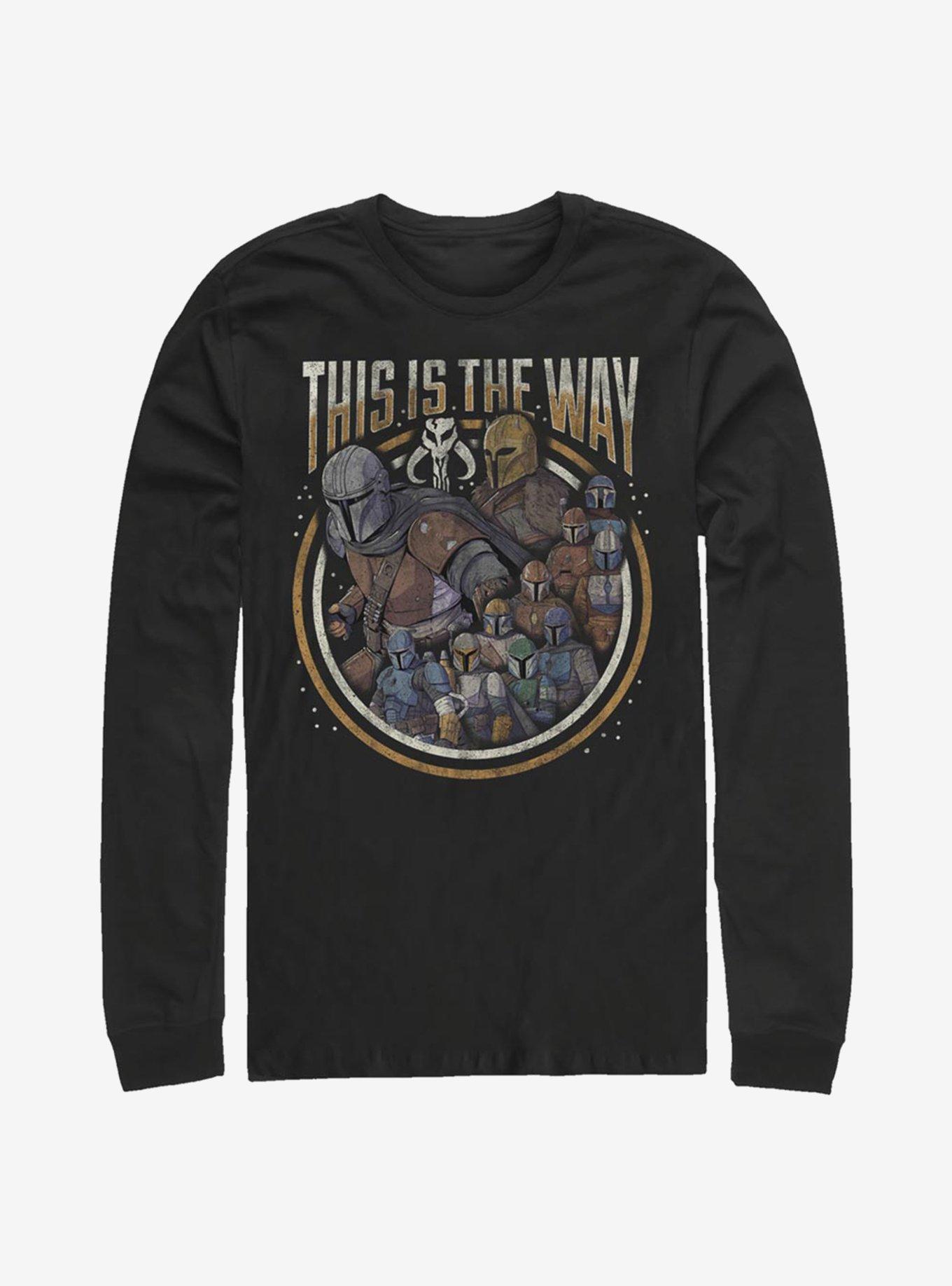 Star Wars The Mandalorian This Is The Way Long-Sleeve T-Shirt, BLACK, hi-res
