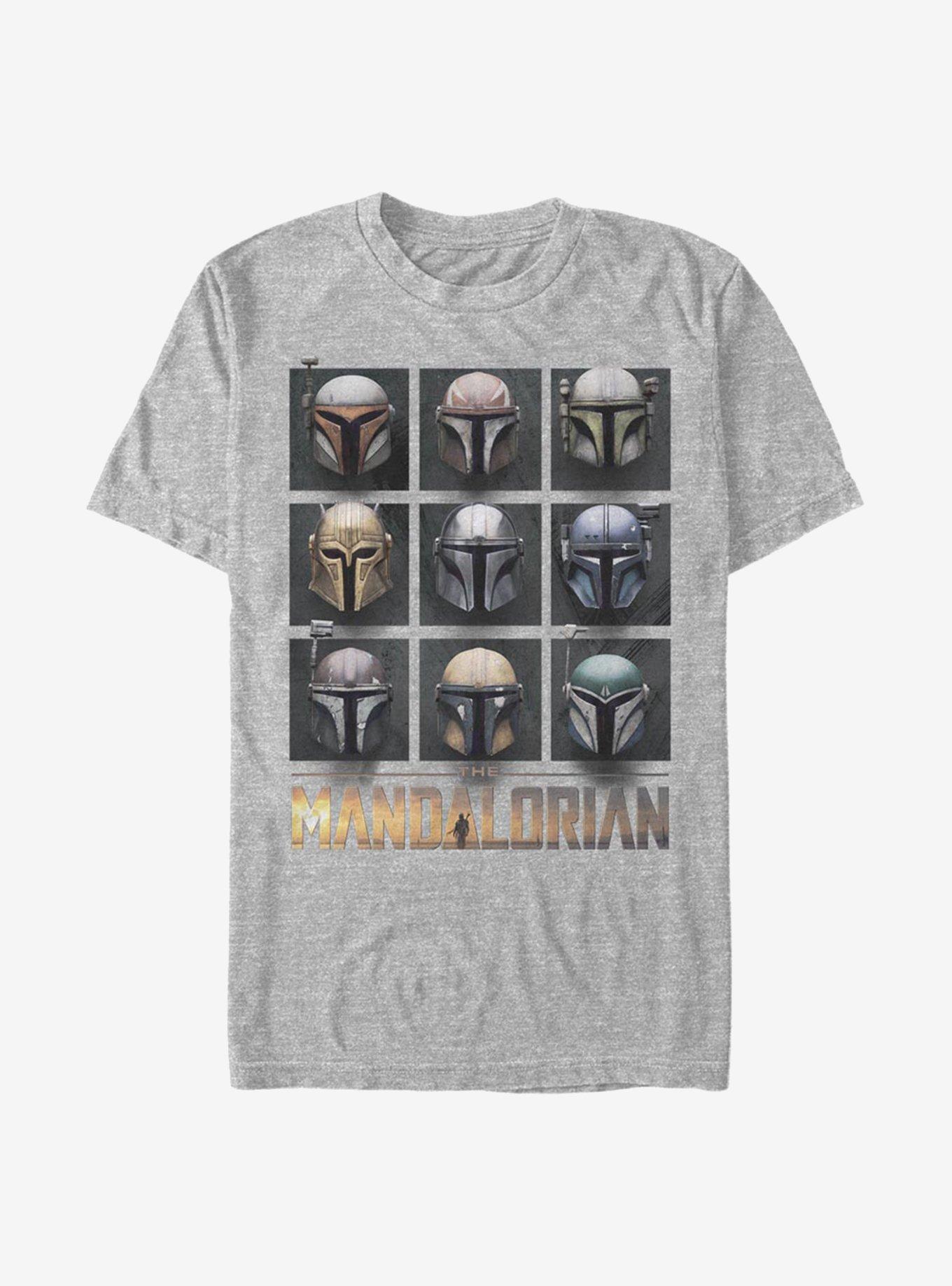 Star Wars The Mandalorian Mando Helmet Boxup T-Shirt