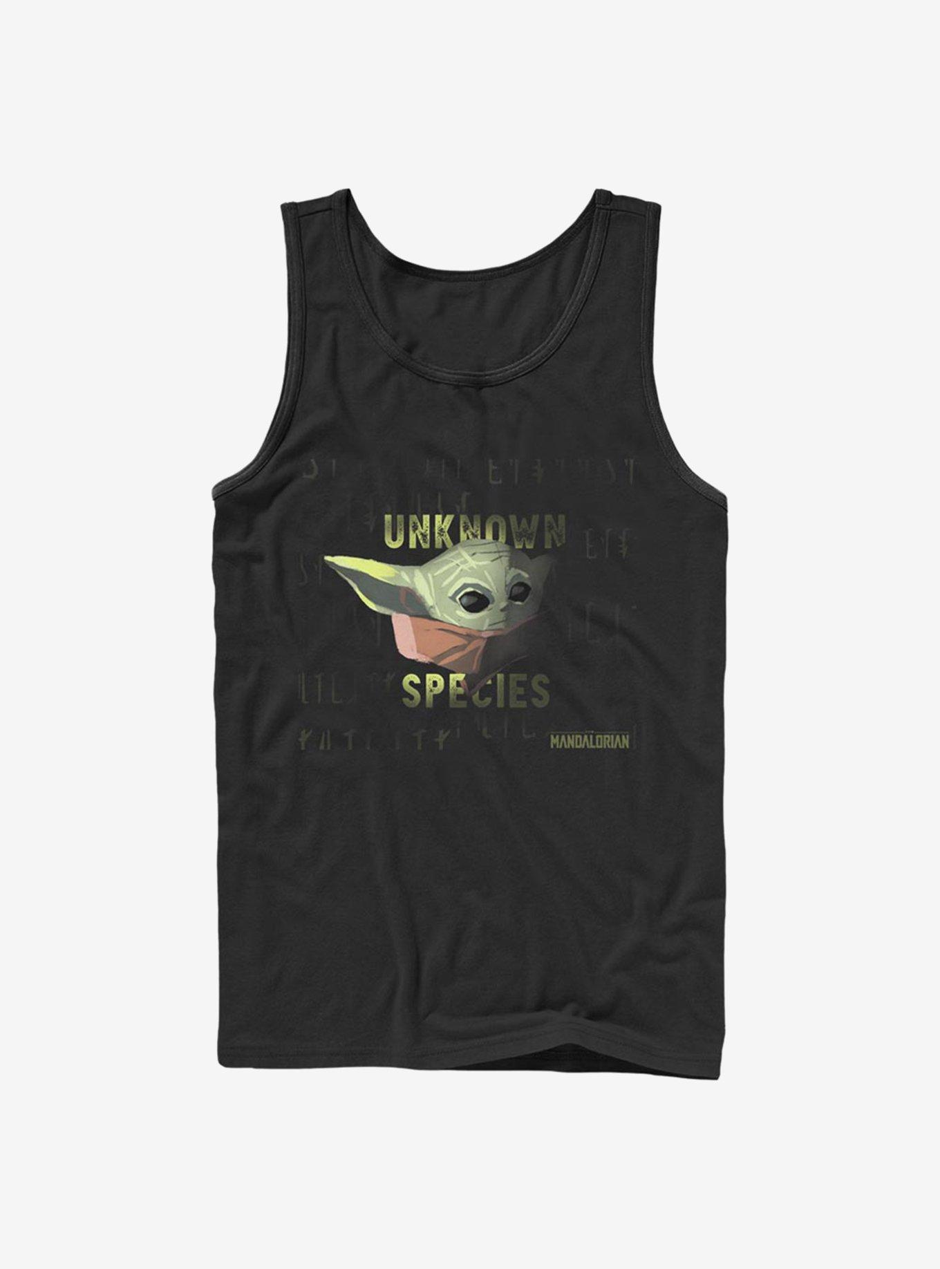 Star Wars The Mandalorian Unknown Species The Child Tank Top, BLACK, hi-res