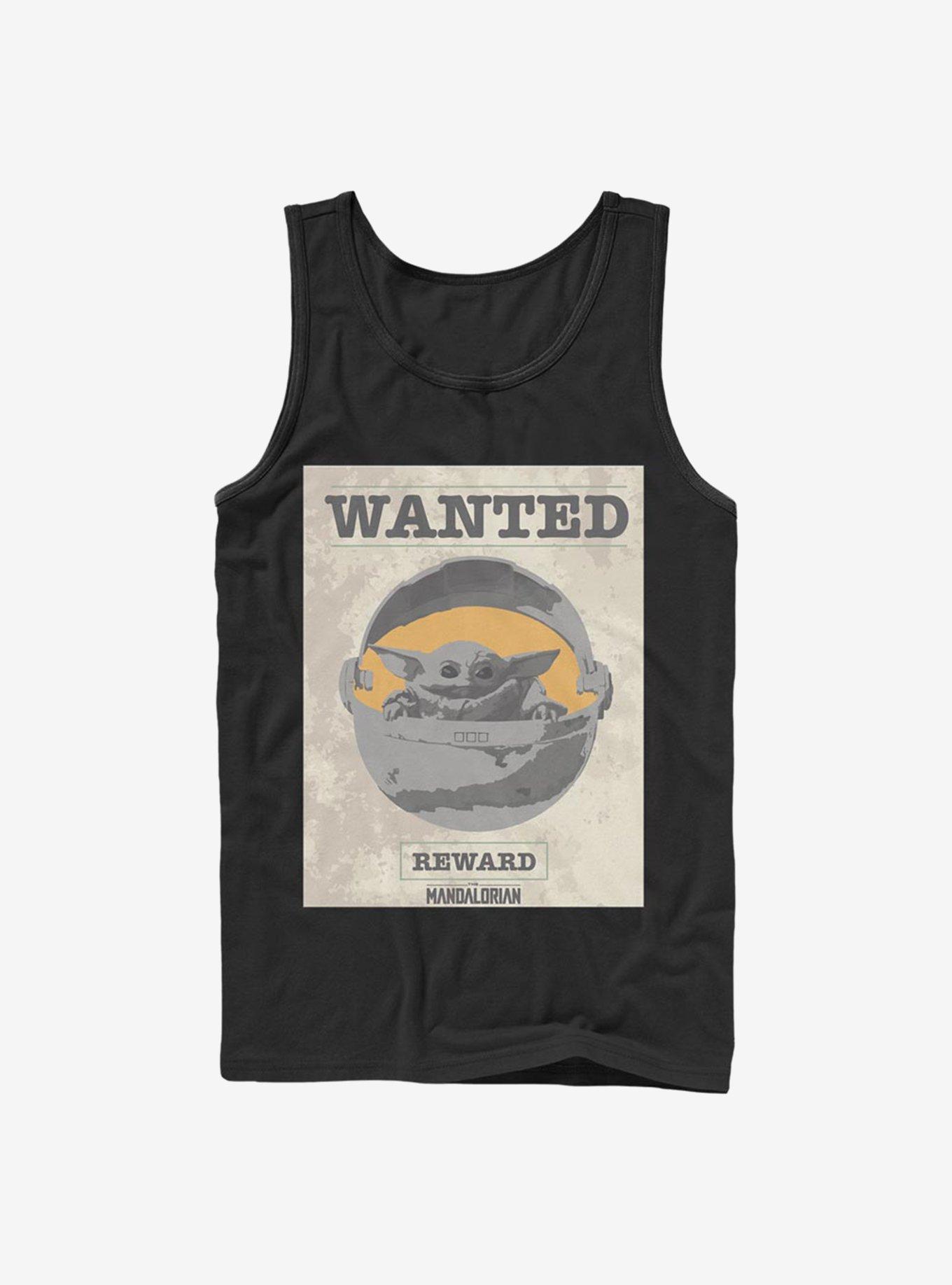 Star Wars The Mandalorian Wanted The Child Tank Top, BLACK, hi-res