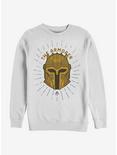 Star Wars The Mandalorian Armorer Shield Crew Sweatshirt, WHITE, hi-res