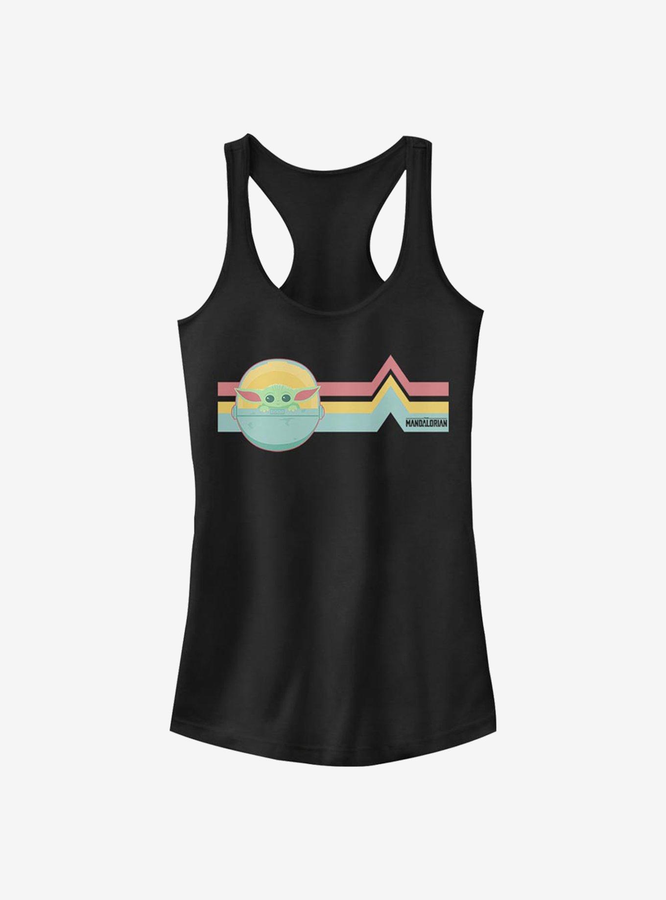 Star Wars The Mandalorian Rainbow The Child Girls Tank, BLACK, hi-res