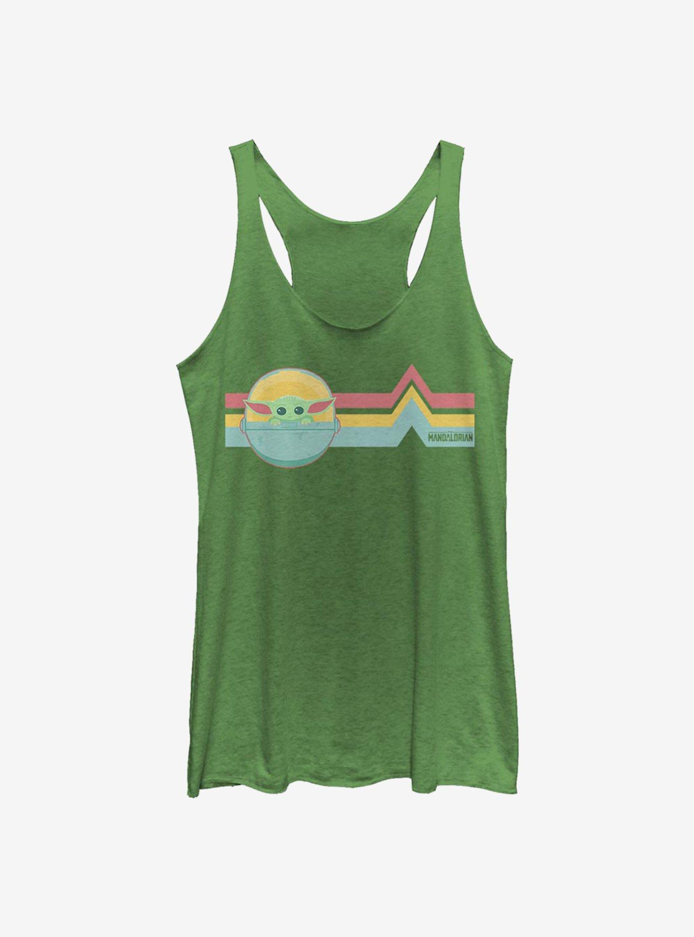 Star Wars The Mandalorian Rainbow Child Girls Tank Top, ENVY, hi-res