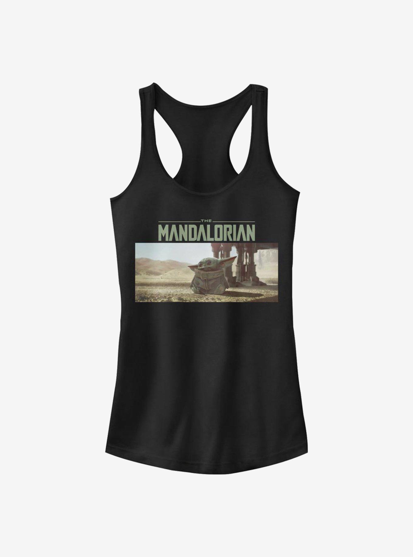 Star Wars The Mandalorian The Child Still Looking Girls Tank Top, BLACK, hi-res