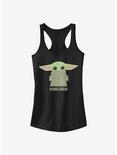 Star Wars The Mandalorian The Child Covered Face Girls Tank, BLACK, hi-res