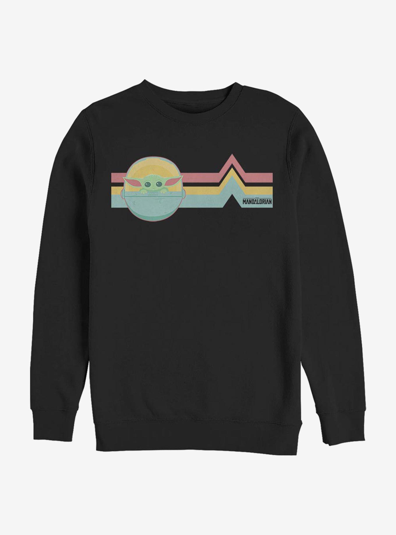 Star Wars The Mandalorian Rainbow Child Crew Sweatshirt, , hi-res
