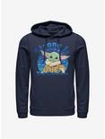 Star Wars The Mandalorian The Child Strong Is The Cuteness Hoodie, NAVY, hi-res