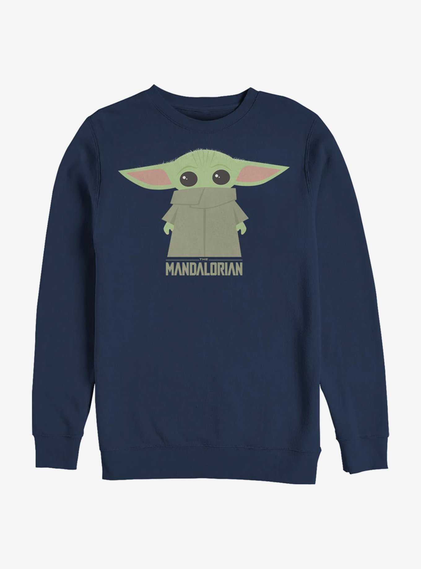 Star Wars The Mandalorian The Child Covered Face Crew Sweatshirt, , hi-res