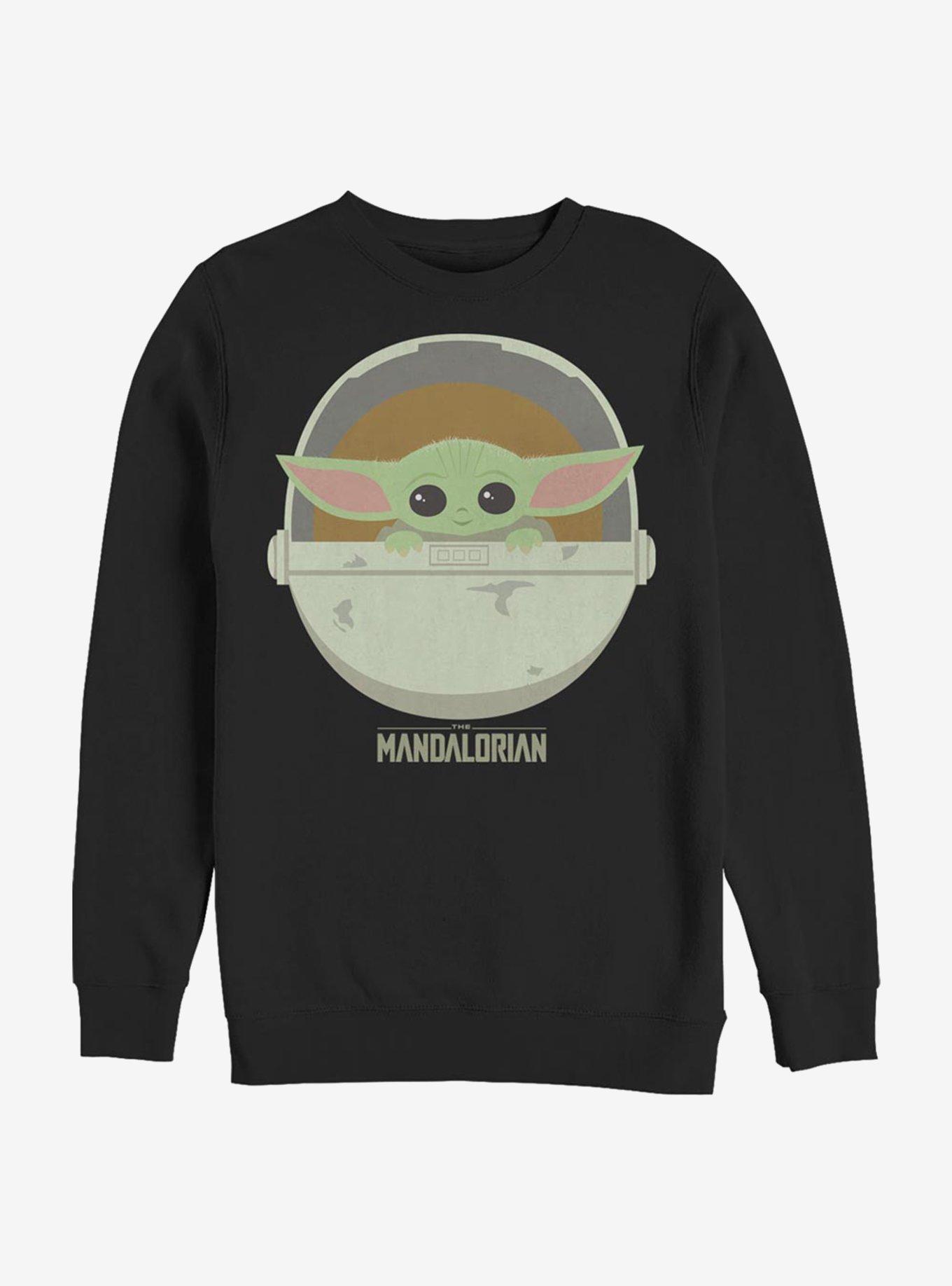 Star Wars The Mandalorian The Child Cute Bassinet Sweatshirt, BLACK, hi-res