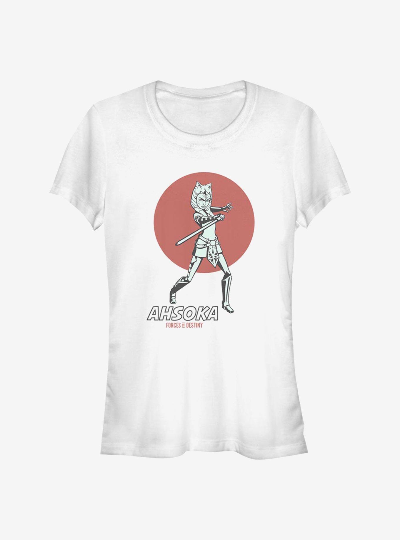 Star Wars Forces Of Destiny Ahsoka Sunset Girls T-Shirt, WHITE, hi-res