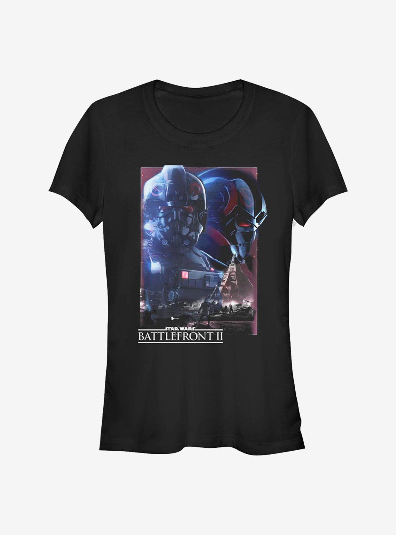 Star Wars Poster View Girls T-Shirt, BLACK, hi-res