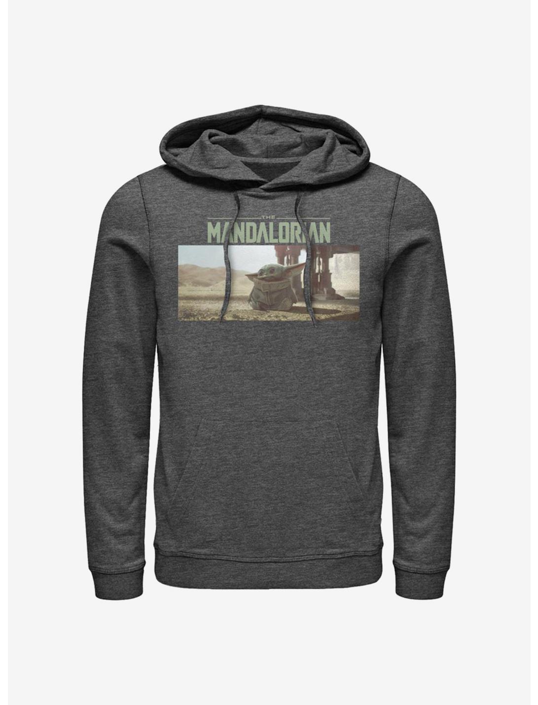 Star Wars The Mandalorian The Child Still Looking Hoodie, CHAR HTR, hi-res