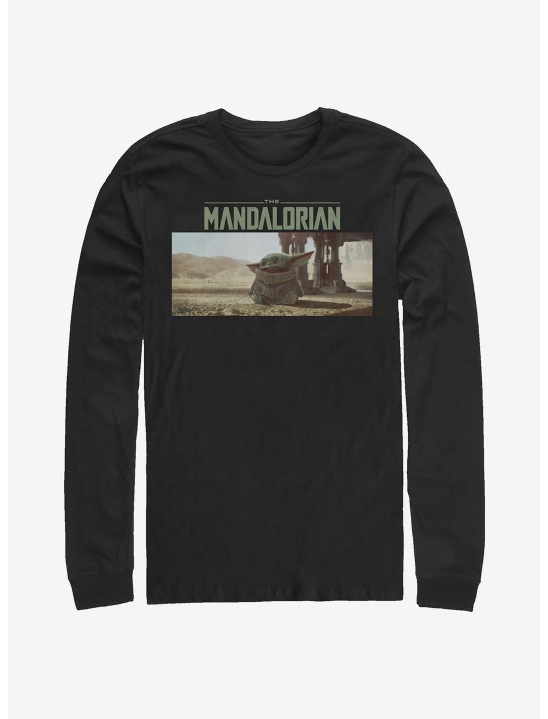 Star Wars The Mandalorian The Child Still Looking Long-Sleeve T-Shirt, BLACK, hi-res