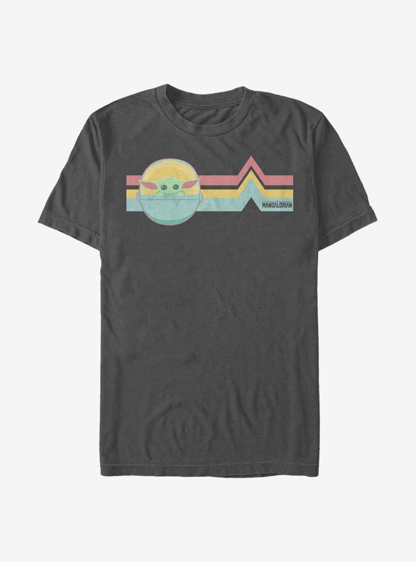 Star Wars The Mandalorian Rainbow Child T-Shirt, CHARCOAL, hi-res