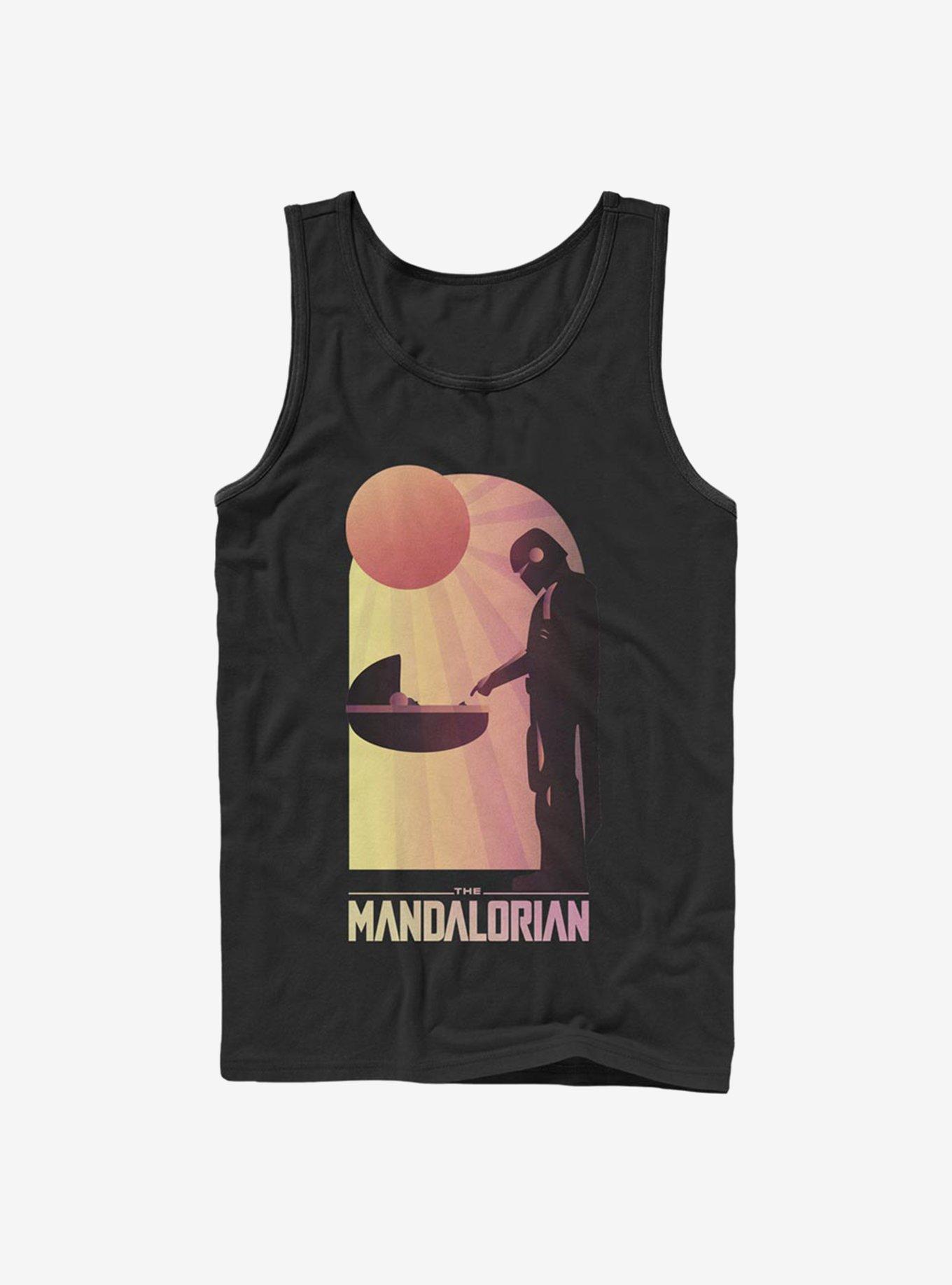 Star Wars The Mandalorian A Warm Meeting Tank Top, BLACK, hi-res