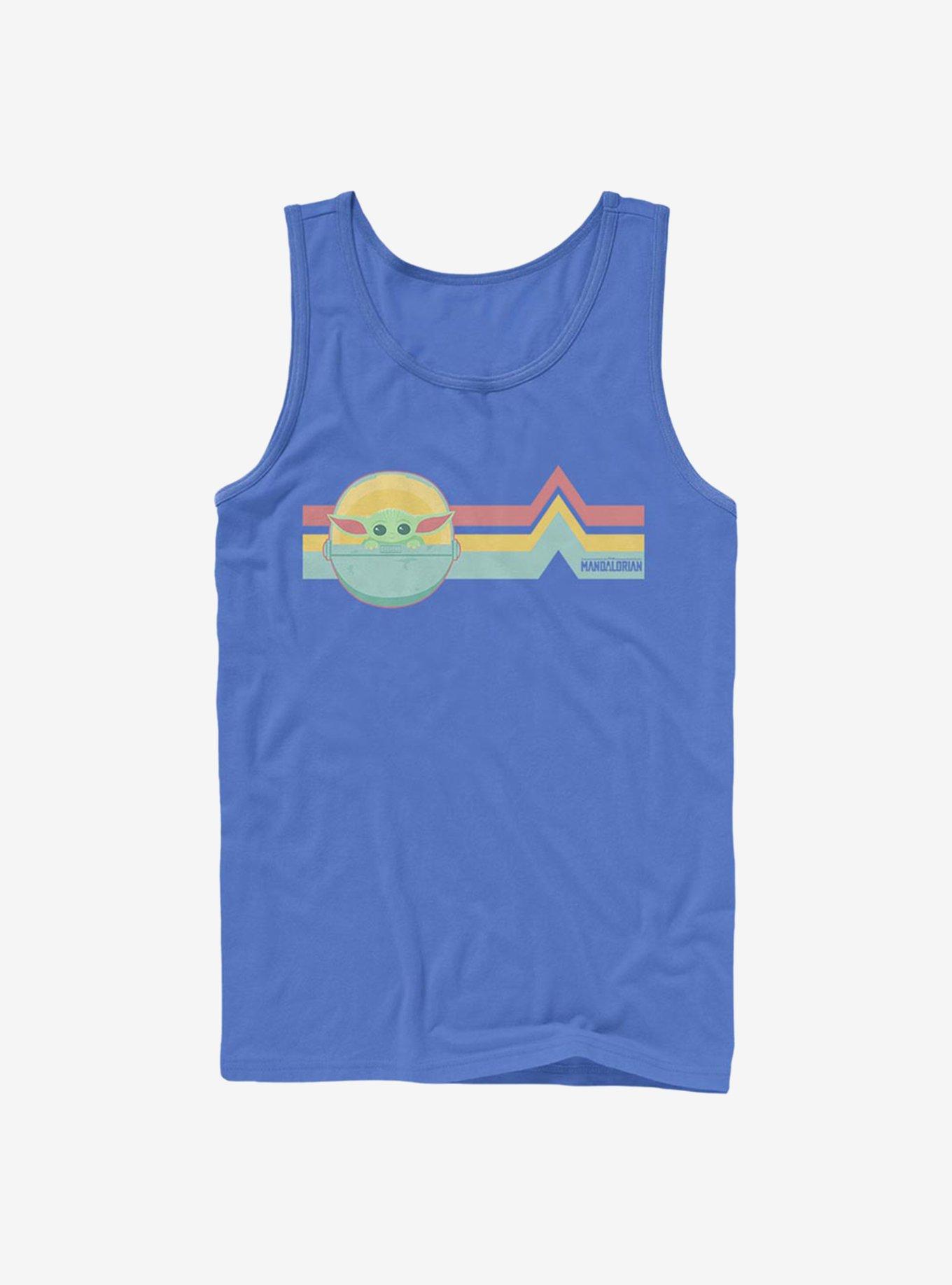 Star Wars The Mandalorian Rainbow Child Tank Top, ROYAL, hi-res