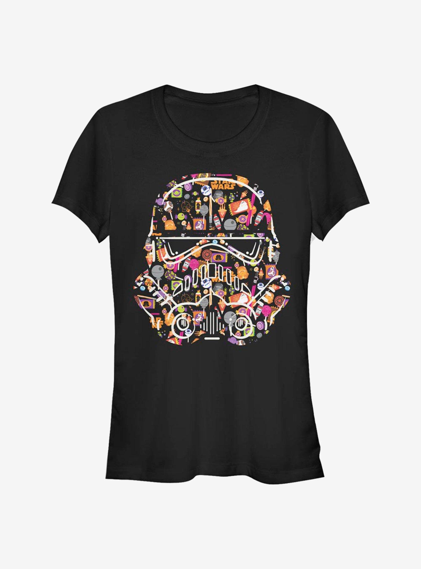 Star Wars Candy Trooper Face Girls T-Shirt