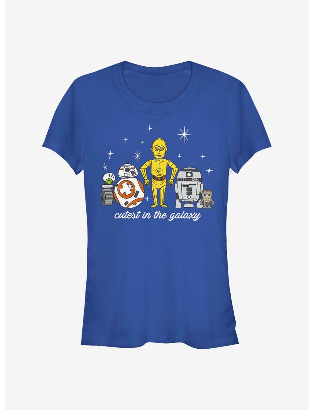 Star Wars Cute Group Girls T-Shirt, ROYAL, hi-res