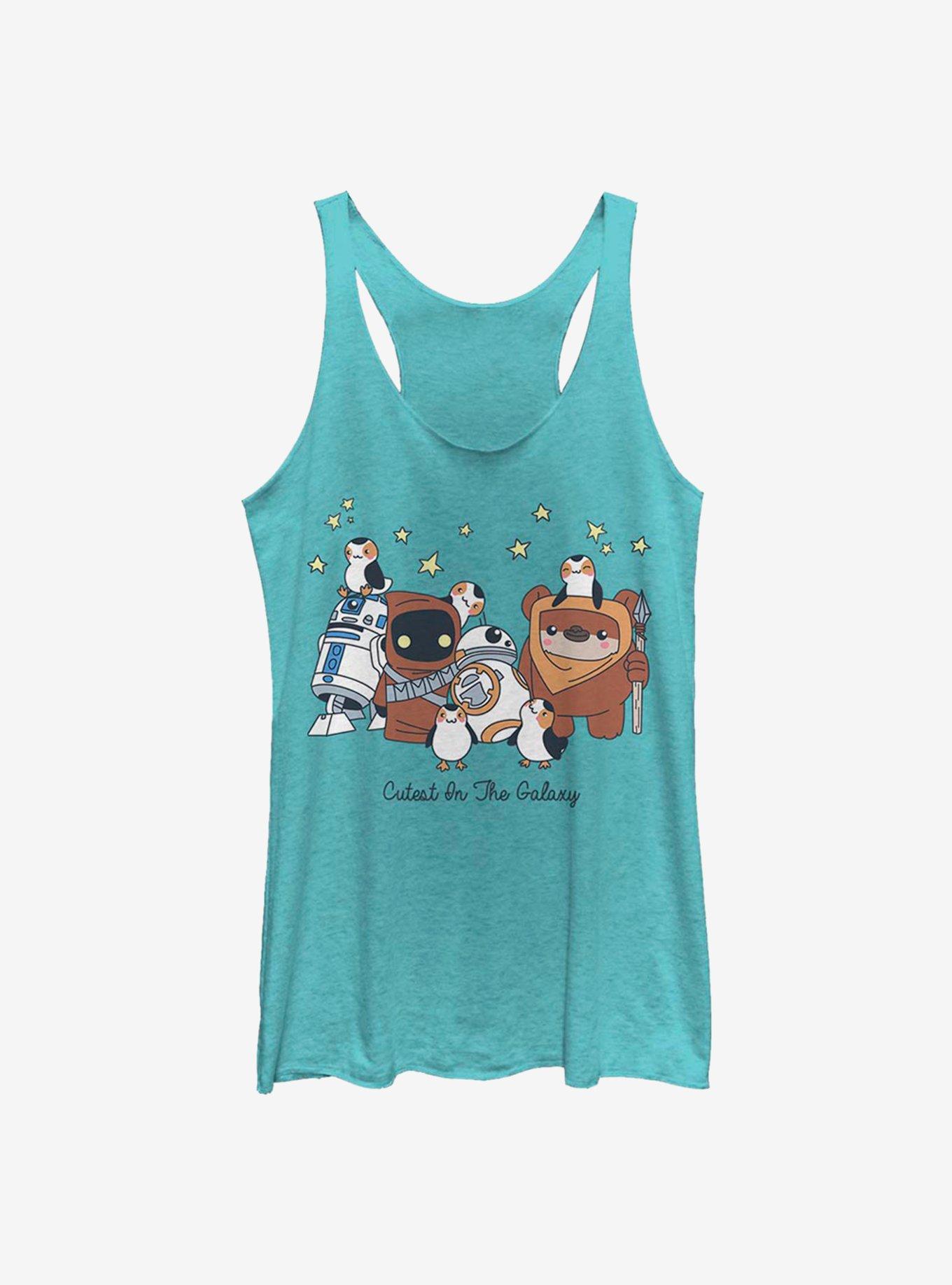 Star Wars Cutest In Galaxy Girls Tank, TAHI BLUE, hi-res