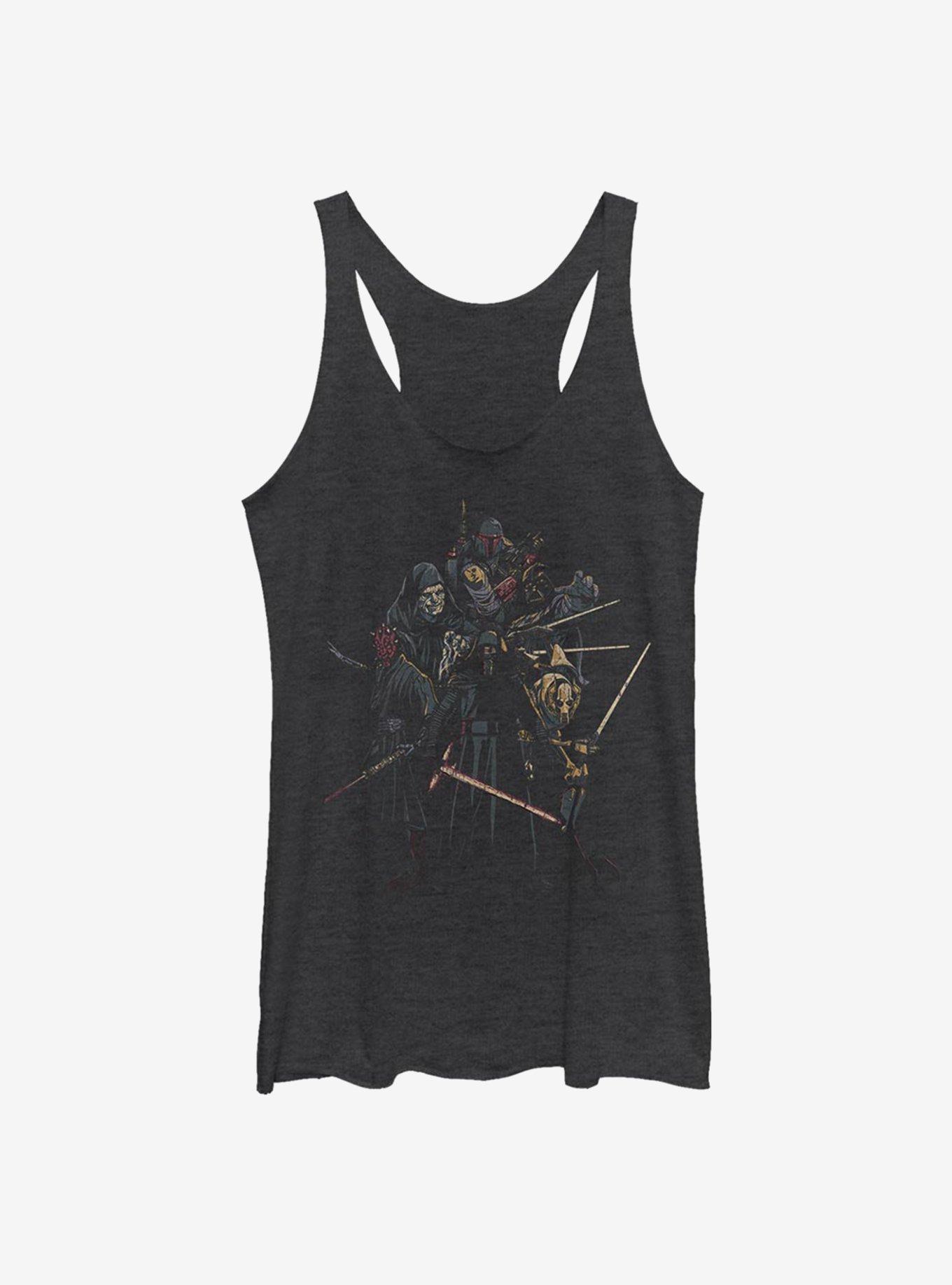 Star Wars Darkside Players Girls Tank, BLK HTR, hi-res