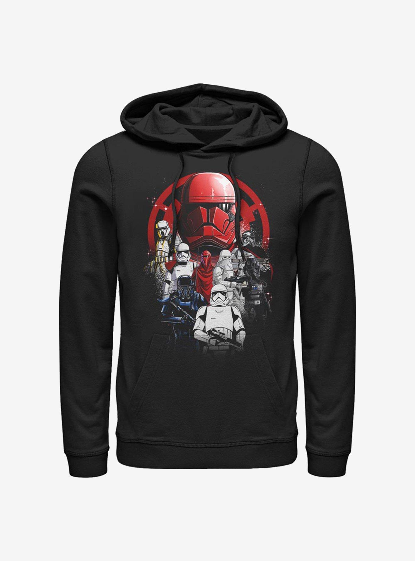 Star Wars Troops Poster Hoodie, BLACK, hi-res