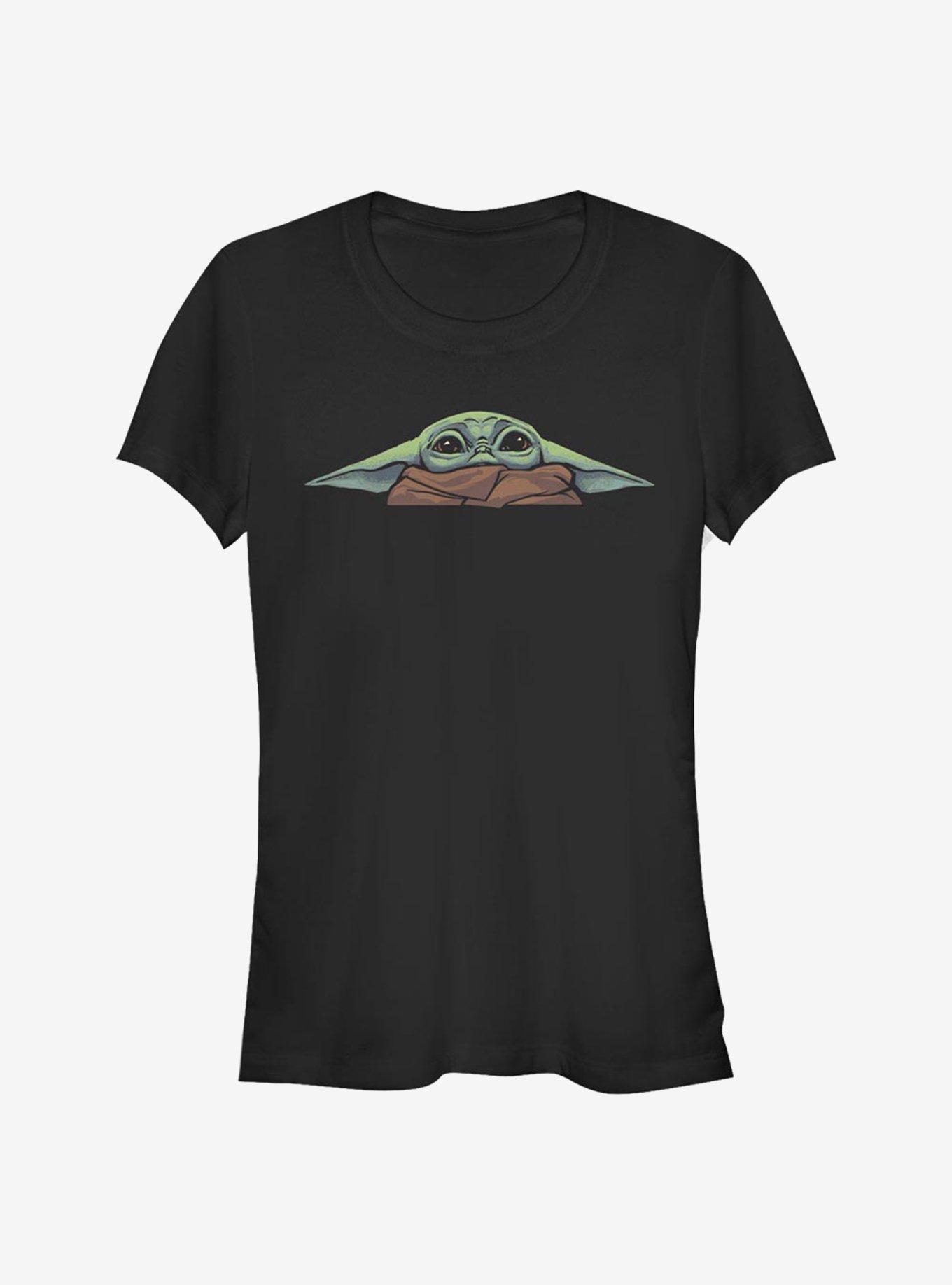 Star Wars The Mandalorian The Child Drawing Girls T-Shirt, BLACK, hi-res