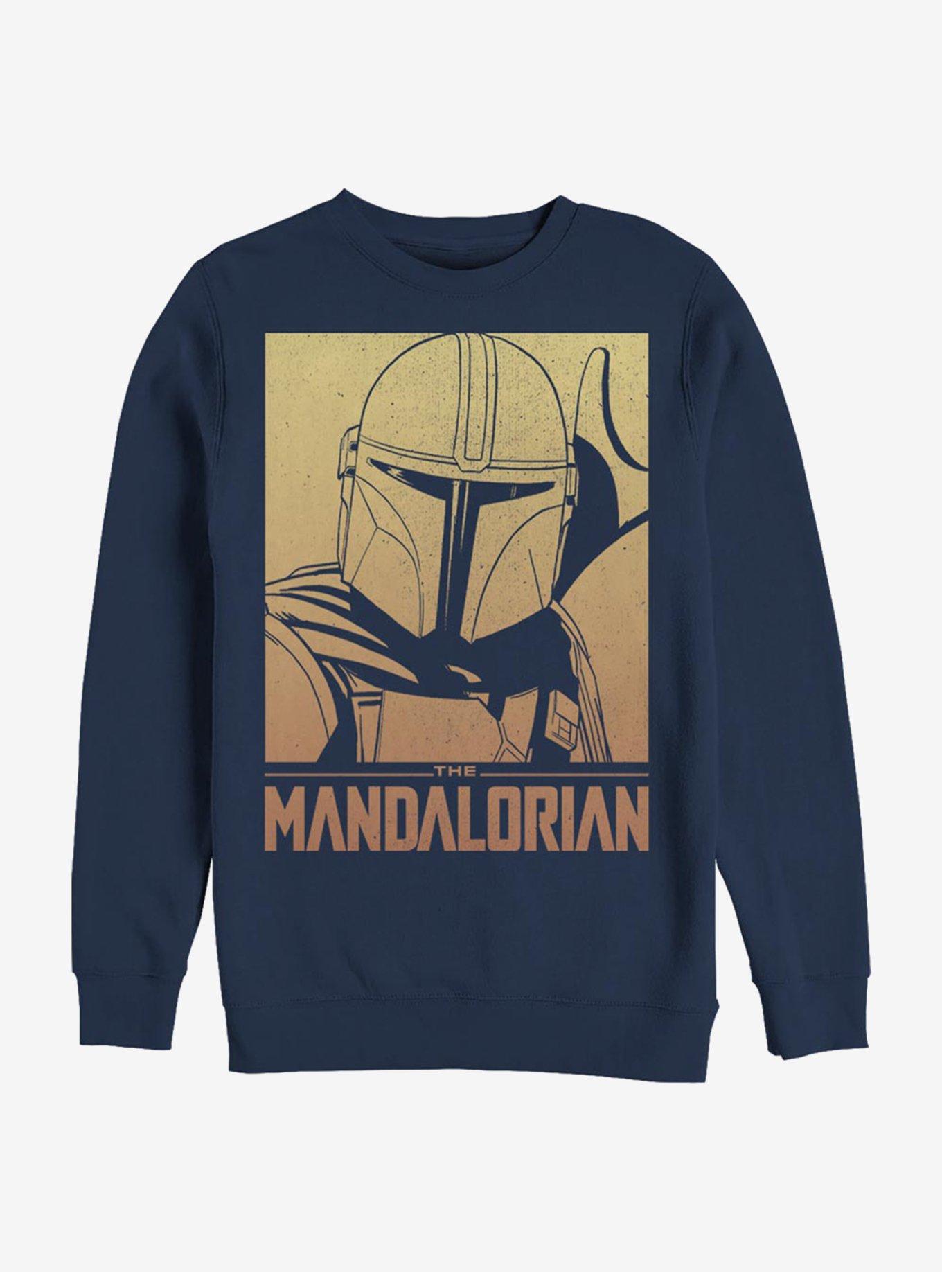 Star Wars The Mandalorian Mando Way Crew Sweatshirt, NAVY, hi-res