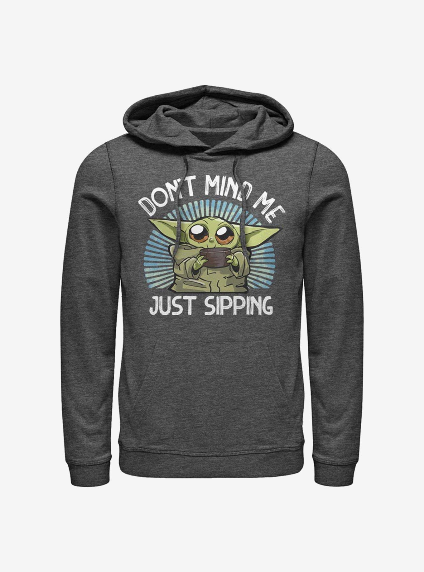 Star Wars The Mandalorian Just Sipping The Child Hoodie, , hi-res